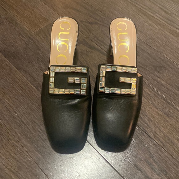 Gucci heeled slip ons - Picture 2 of 10